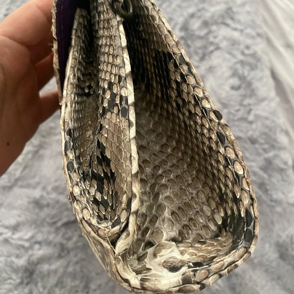 Real python skin clutch - Picture 4 of 5